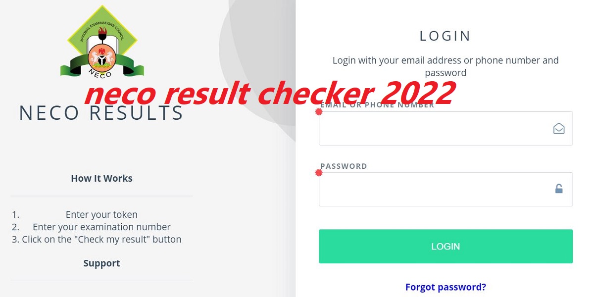 neco result checker 2022