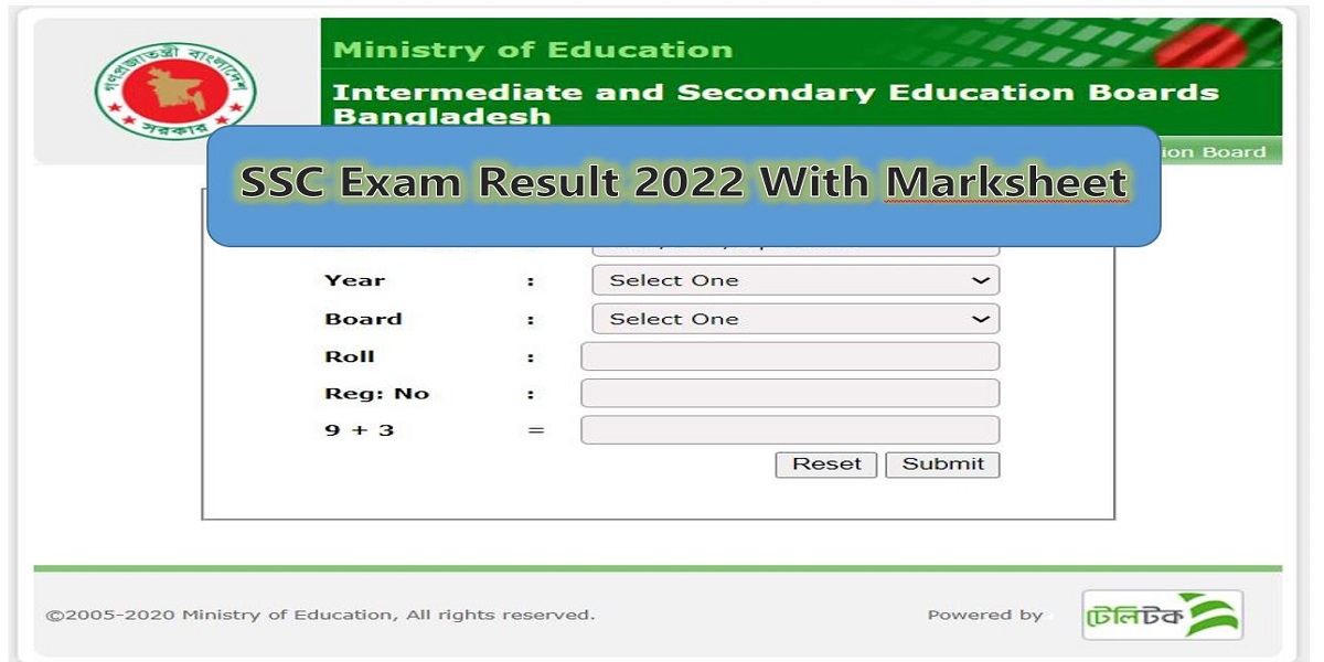 SSC Exam Result 2022