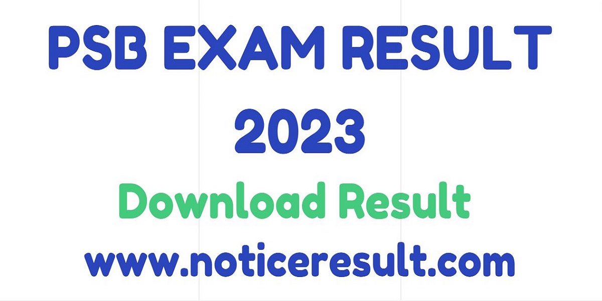 Palli sanchay bank exam result 2023