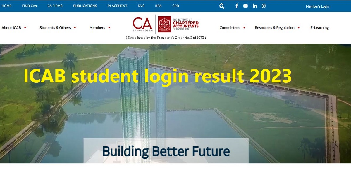 ICAB student result 2023